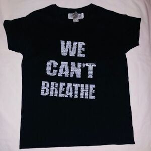 Brand New We Can't Breathe T-Shirt Size M Gildan Cotton No‎ Tag For Women